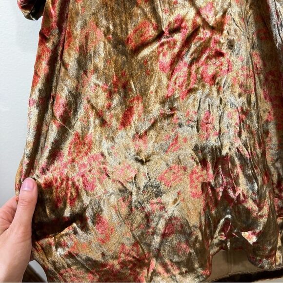 Anthropologie Mes Demoiselles V-Neck Velvet Batwing Dress Medium NWT - Picture 16 of 16